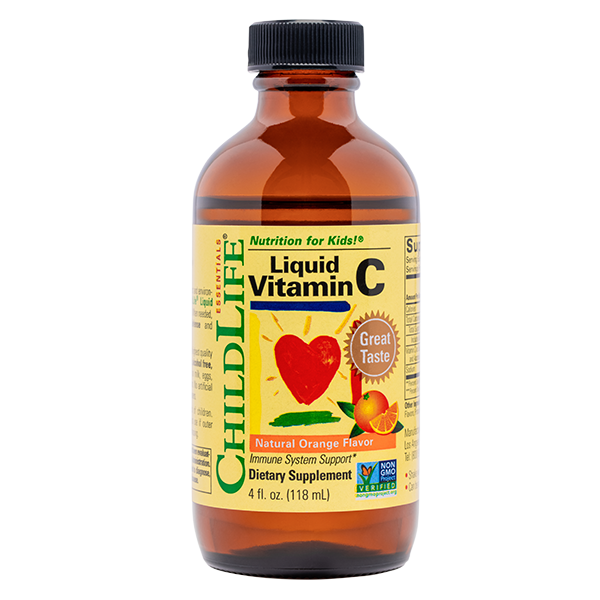 Child Life Liquid Vitamin C Natural Orange Flavor
