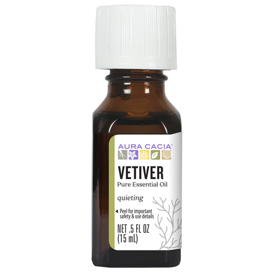 Aura Cacia Vetiver Pure Essential Oil