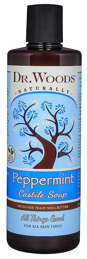 Earthfare Pure Peppermint Castile Soap