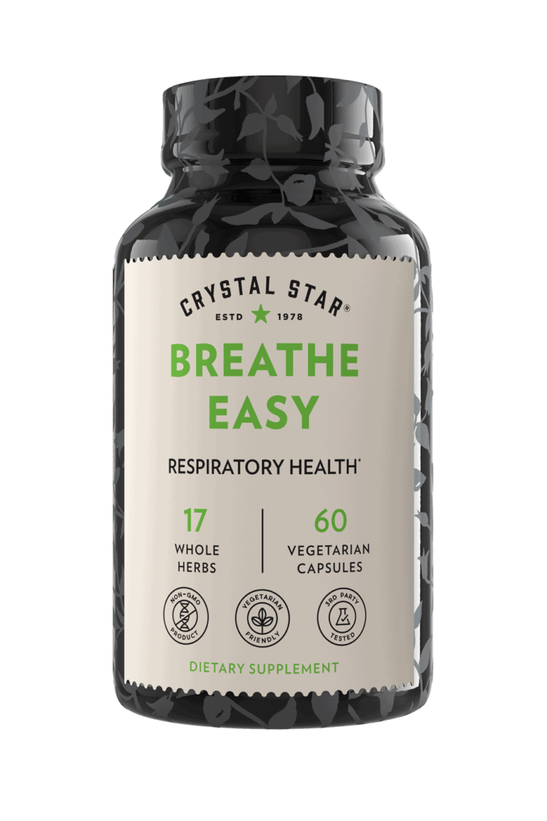 Crystal Star Breathe Easy 60 Vegetarian Capsules
