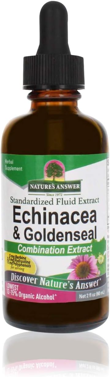 Nature's Answer Echinacea & Goldenseal Standardized Fluid Extract