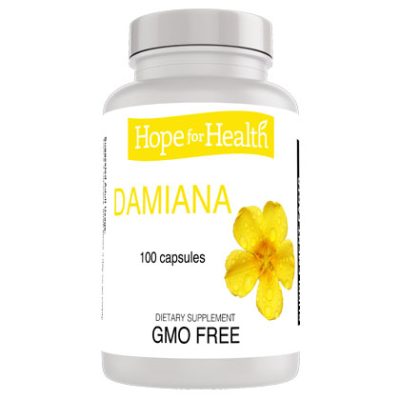 Hope for Health Damiana 100 Capsules