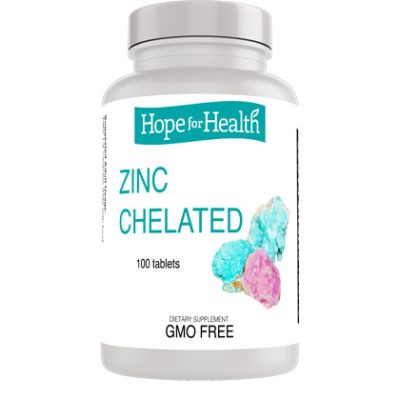 Hope for Health Zinc Chelated 100 Tablets